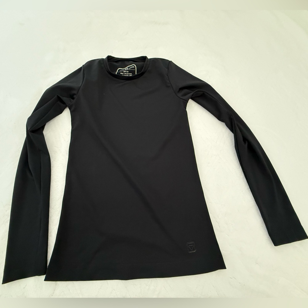 SPF 50+ Black Crumm Welles Long Sleeve Shirt Size XS